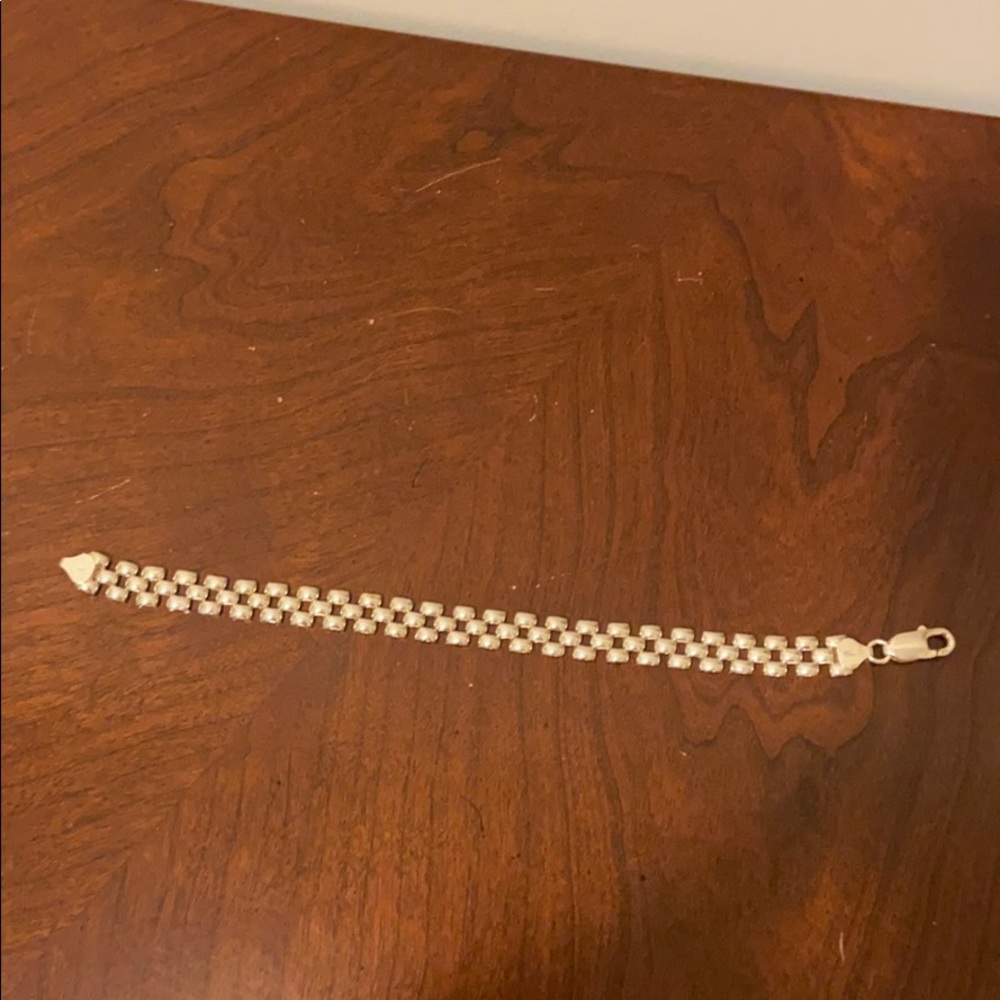 Woman’s silver bracelet
